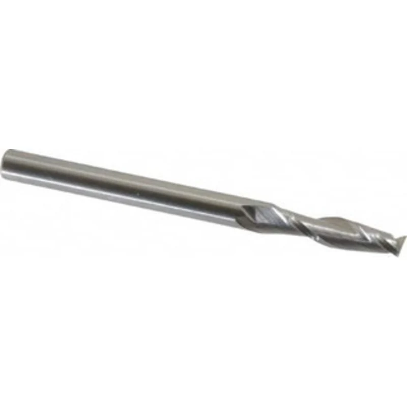 OSG 4mm, 14mm LOC, 4mm Shank Diam, 51mm OAL, 2 Flute, Solid Carbide Square End Mill Single End, Uncoated, Spiral Flut...